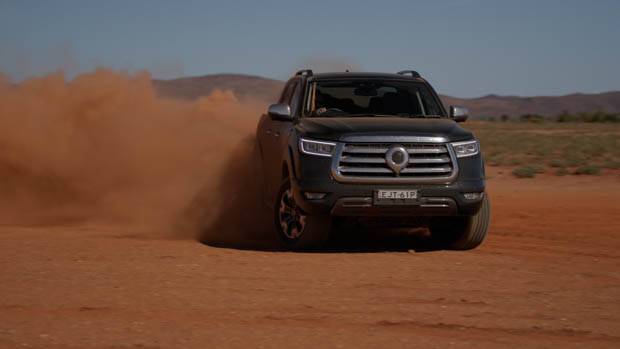 GWM Cannon ute opposite lock drift