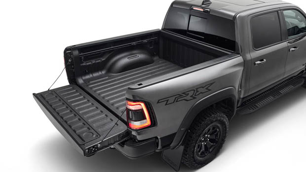 Ram 1500 TRX 2023 tray open