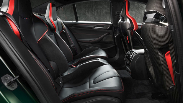 BMW M5 CS 2022 back seats