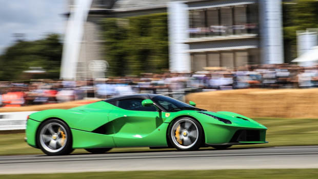 Ferrari LaFerrari green goodwood
