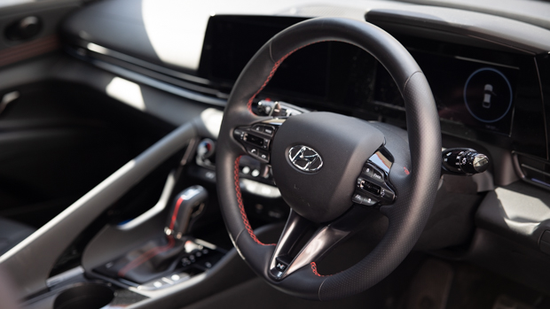 Hyundai i30 Sedan N Line 2022 interior wheel