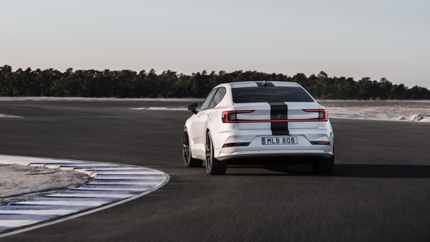 Polestar 2 2022 BST Edition 270 rear track