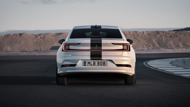 Polestar 2 2022 BST Edition 270 rear track 2