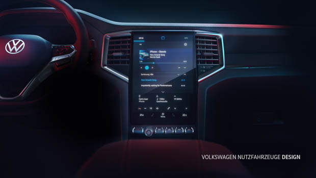 Volkswagen Amarok touchscreen teaser