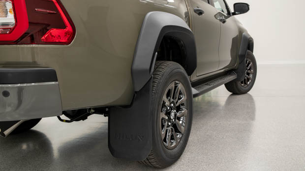 Toyota Hilux Rogue 2022 side profile from rear