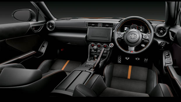 Toyota GR86 10th anniversary edition interior