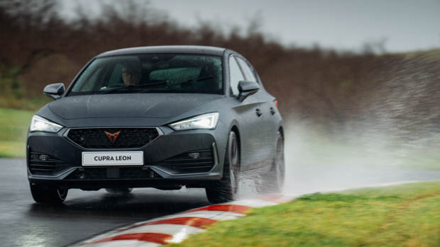 2022 Cupra Leon water splash