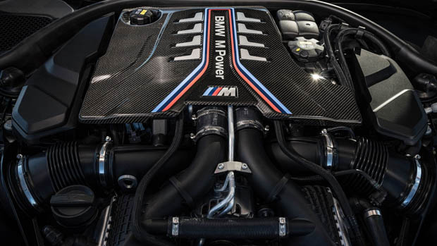 BMW M5 CS engine bay