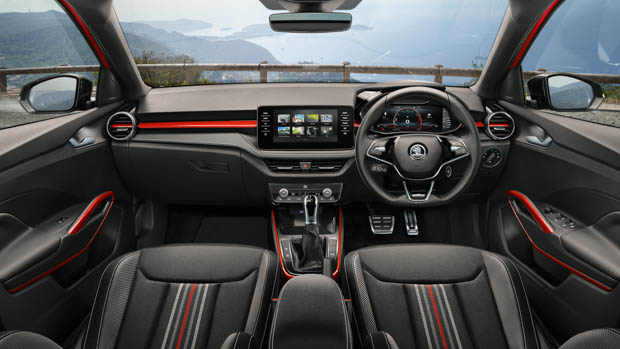 Skoda Fabia Monte Carlo forward facing interior