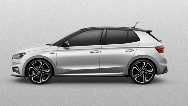 Skoda Fabia Monte Carlo side profile