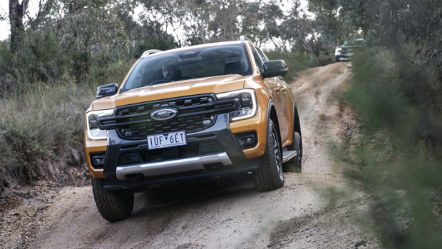 Ford Ranger Wildtrak 2022 front 3/4 offorad