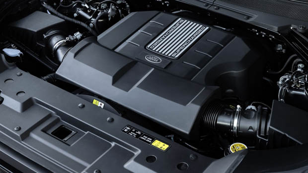 Land Rover Defender V8 engine