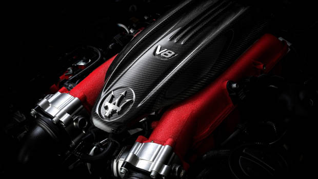 Maserati Levante Trofeo engine bay