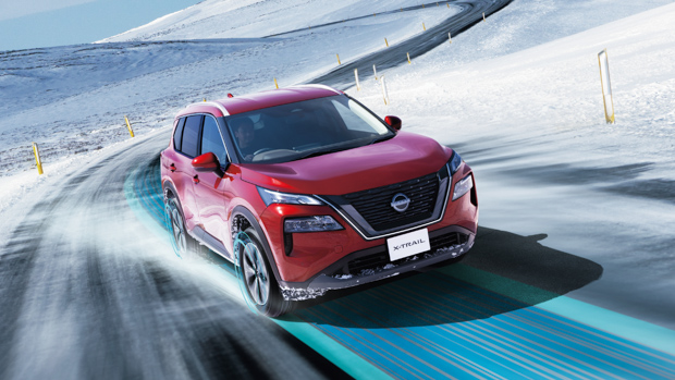 Nissan X-Trail ePower 2022 front 3/4 driving