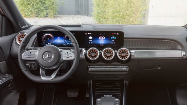 Mercedes-Benz EQB 2022 interior forward