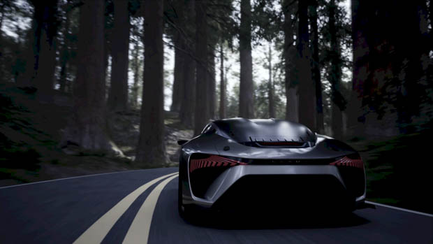 Lexus Electrified Sport concept forest