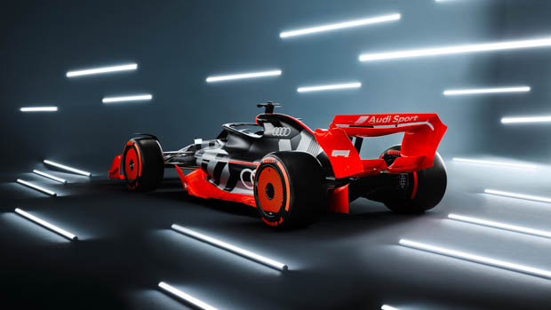 Audi Formula One 2026 rear 3/4 lights