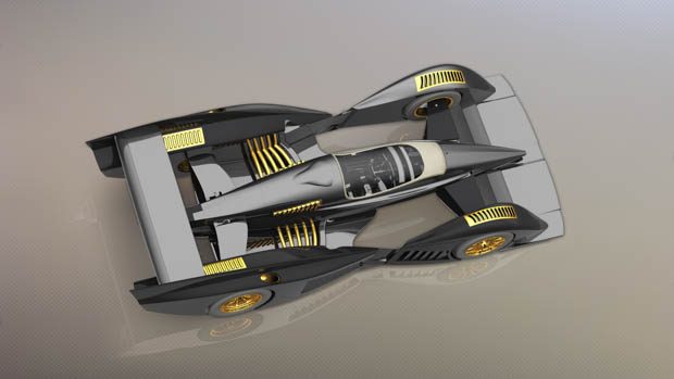 Rodin Cars FZero top down image