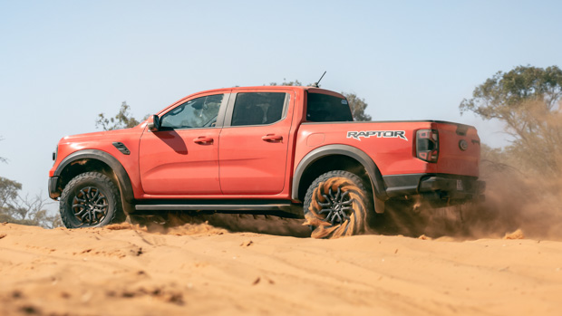 Ford Ranger Raptor 2023 code orange off road