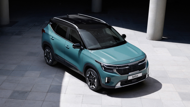 Kia Seltos 2023 front 3/4 high