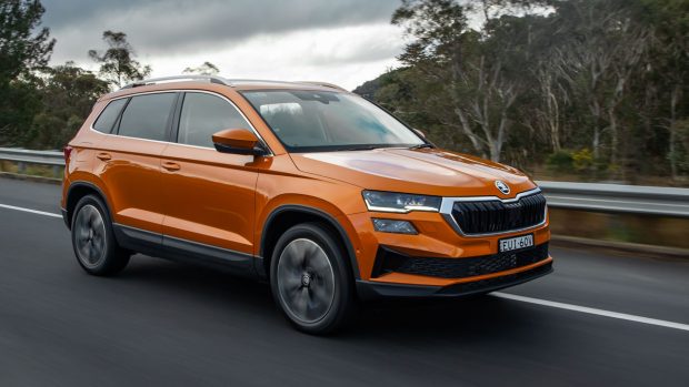 Skoda Karoq Style 110TSI 2022 driving