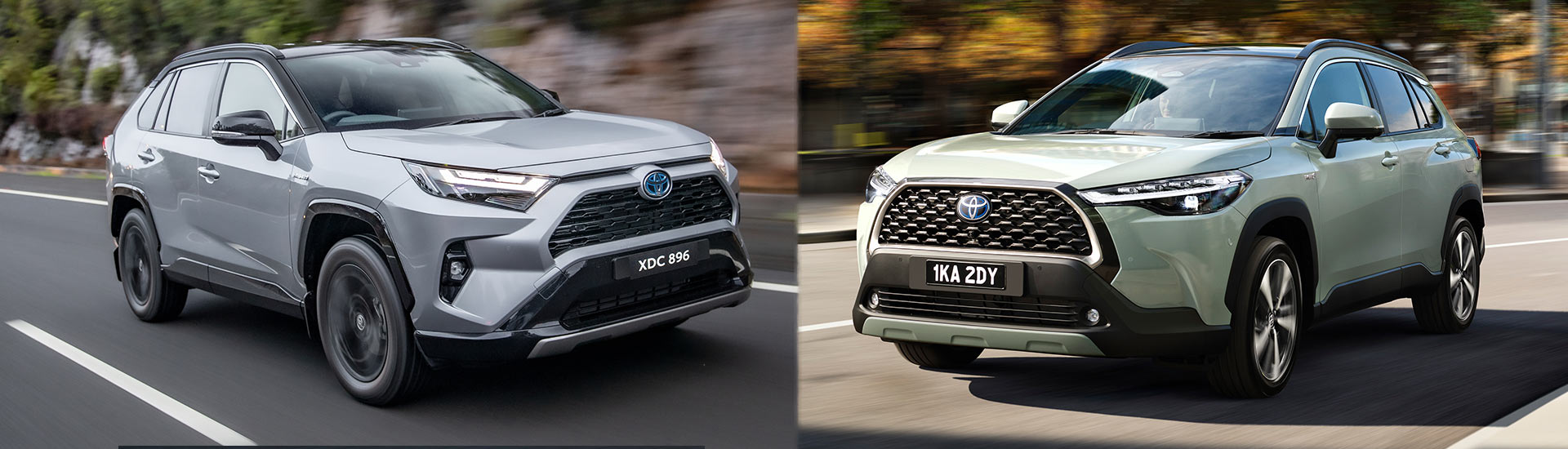 Toyota Corolla Cross VS RAV4: hybrid SUV spec battle - Chasing Cars