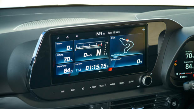 Hyundai i20 N track maps