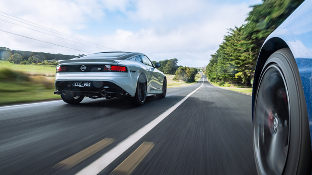 2022 Nissan Z Coupe manual white - exterior driving shot 5