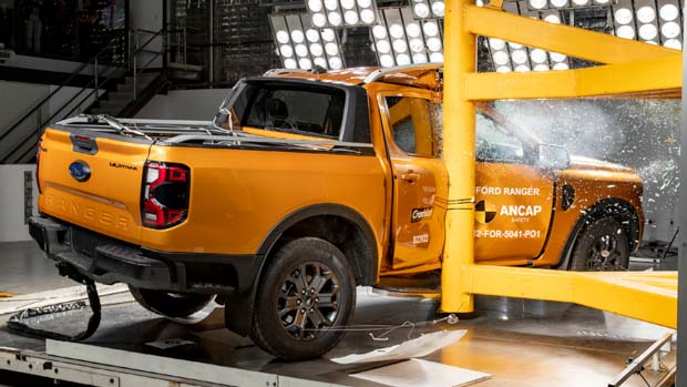 ANCAP 2023 Ford Ranger test