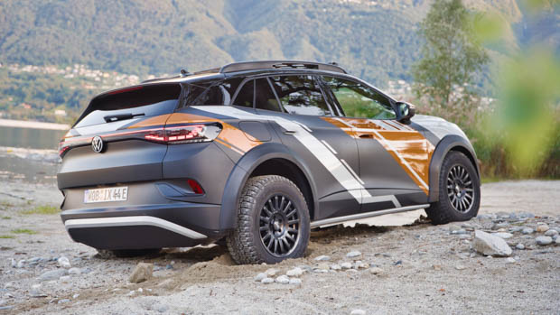 Volkswagen ID XTreme rear 3/4