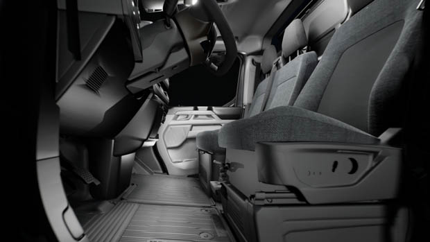 Ford e-Transit Custom 2023 seating floor