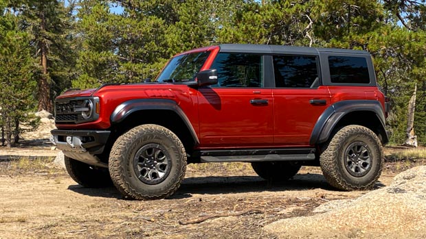 Ford Bronco Raptor 2023 side profile