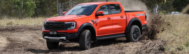 Ford Ranger Raptor 2023 mud slide header