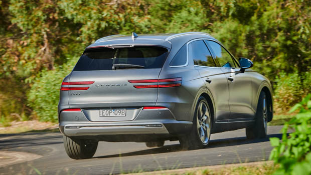 Genesis electrified GV70 cornering HART