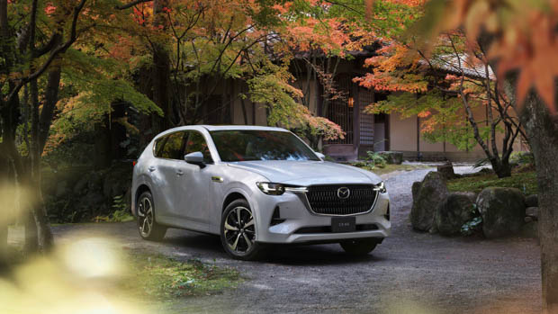 2023 Mazda CX-60 static with trees