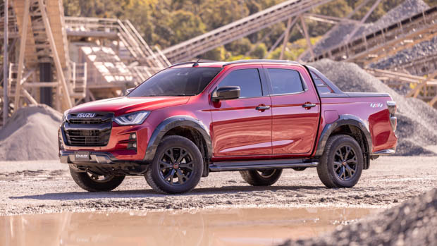 2023 Isuzu D-Max X-terrain red static