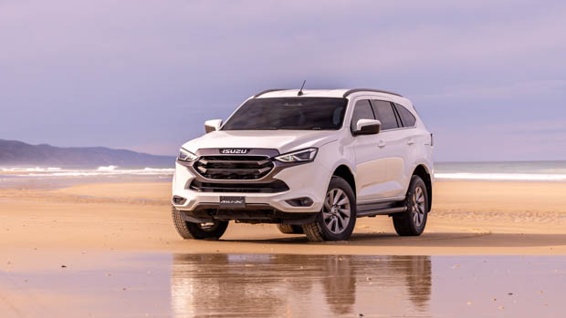 2023 Isuzu MU-X LS-U on beach