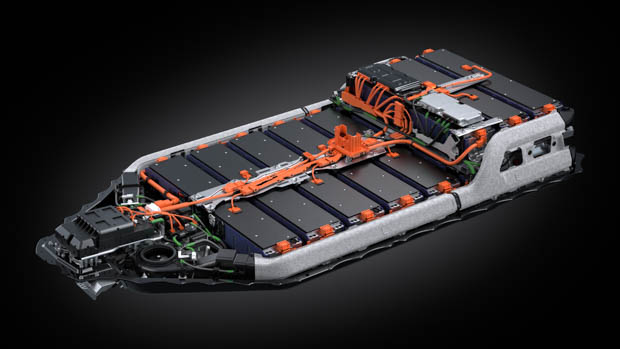 2023 Lexus UX 300e battery pack layout