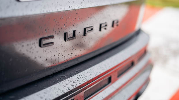 Cupra Ateca VZx 2022 close up badge