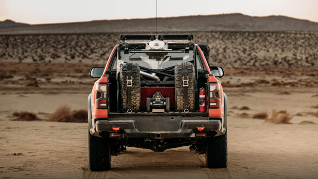 Ford Ranger Raptor Baja 1000 rear view