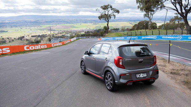 Kia Picanto GT rear 3/4 wide mt panorama