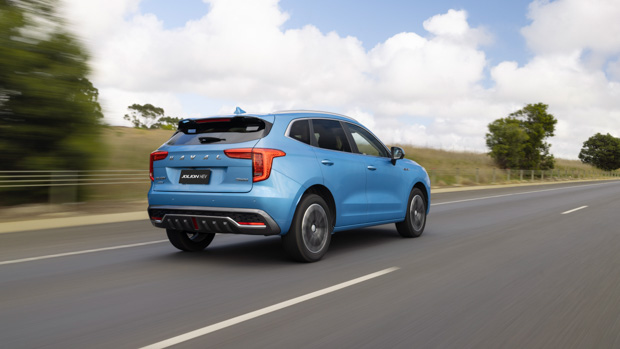 2022 Haval Jolion Hybrid rear 3/4 driving dynamic front 3/4 dynamic driving