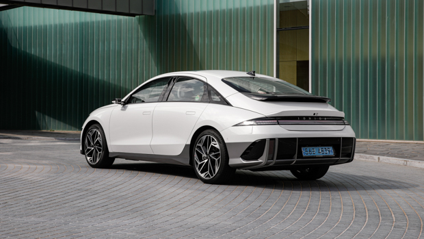 Hyundai Ioniq 6 2023 rear white