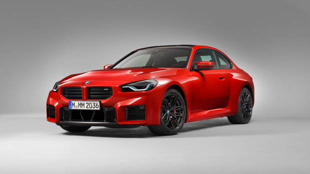 2023 BMW M2 studio 3/4 shot