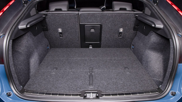 Volvo C40 2023 boot space cargo area