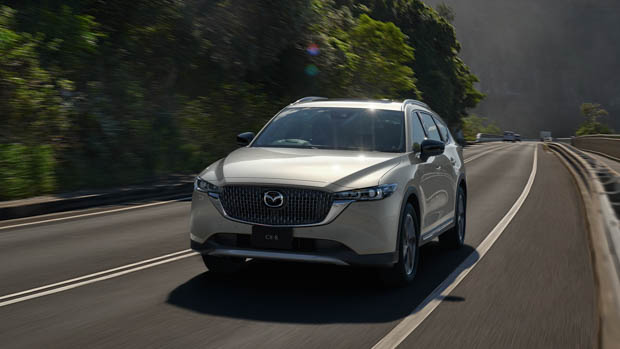 Mazda CX-8 2023 driving on road
