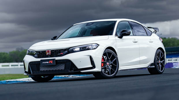 2023 Honda Civic Type R front 3/4 white
