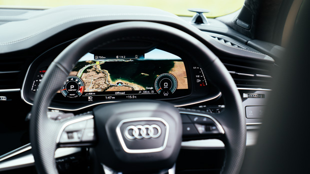 Audi SQ7 2022 interior digital dash