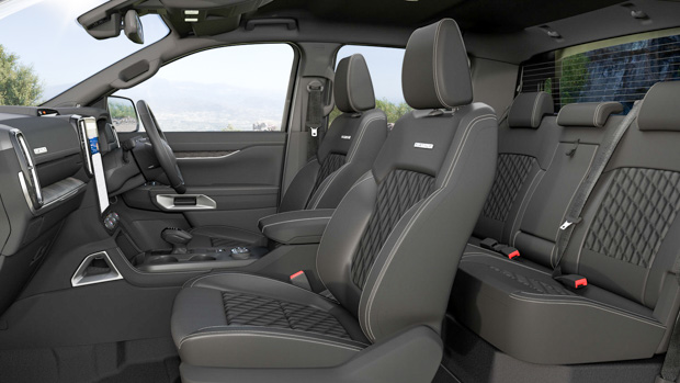 Ford Ranger Platinum 2023 interior