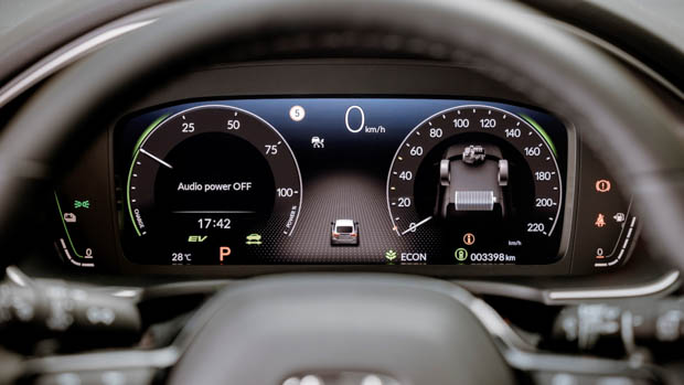 Honda Civic e-HEV 2023 instrument cluster